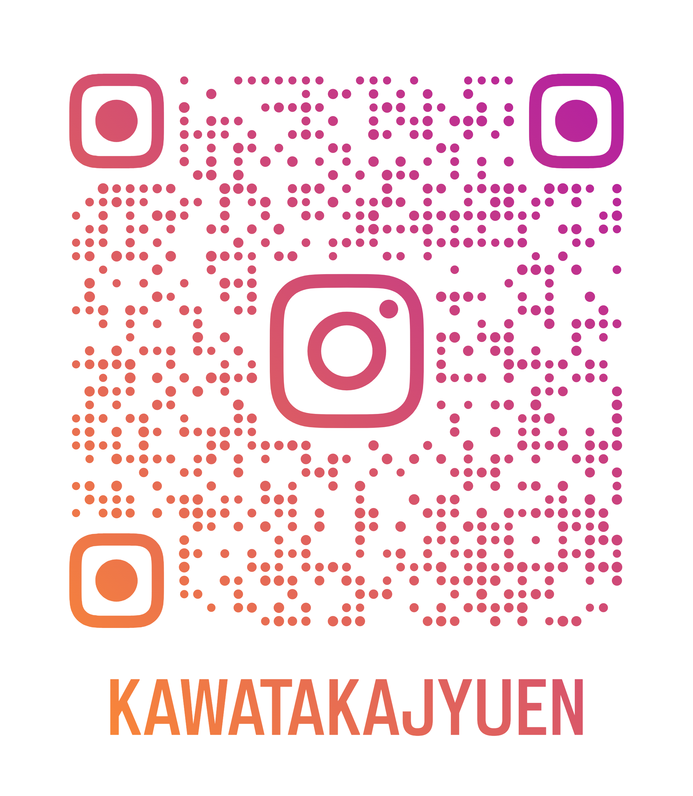 川田果樹園InstagramQRコード
